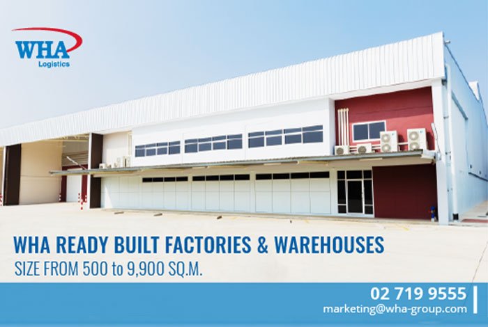 โรงงานสำเร็จรูปและคลังสินค้า ขนาดตั้งแต่ 500 ตร.ม. ถึง 9,900 ตร.ม.